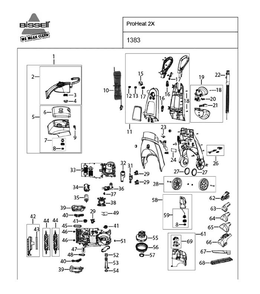 Part Location Diagram of 2036807 Bissell Access Panel