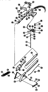 Bissell Power Steamer Extraction Wand / Bare Floor Tool Diagram and Parts List for 1631  Bissell Carpet Cleaner