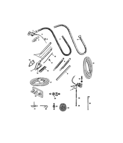 Part Location Diagram of 014-1523 Bissell Rack stora