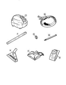 Loose Parts 1 Diagram and Parts List for 1676  Bissell Carpet Cleaner