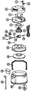 Part Location Diagram of 210-4706 Bissell Flex hose