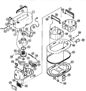 Part Location Diagram of 010-3529 Bissell Filter