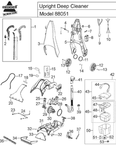 Part Location Diagram of 5557030 Bissell Screw