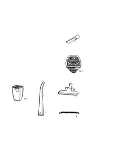 Part Location Diagram of 010-0033 Bissell Filter (filtrete 2/package)