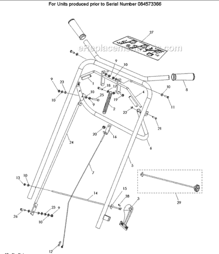 Page C Diagram and Parts List for 530 968999683 - 2008-10 Bluebird Aerator