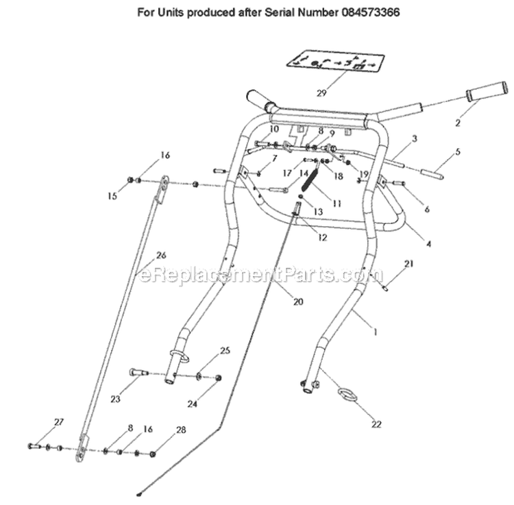 Page D Diagram and Parts List for B424B 968999380 -2010-04 Bluebird Aerator