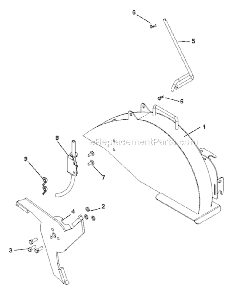 Page B Diagram and Parts List for BB550A 968999494 - 2010-04 Bluebird Edger