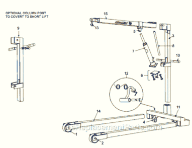 Part Location Diagram of 539000136 Bluebird Wheel, Steel 5" OD x 1-5/8