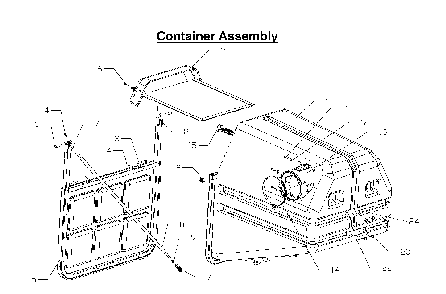 Mounting Diagram and Parts List for V9Z 2002-03 Bluebird Lawn Tractor Accessories