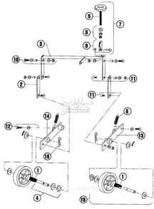 Part Location Diagram of 539007215 Bluebird Kit, Bracket, Depth/Stability