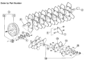 Page A Diagram and Parts List for 520 2000-12 Bluebird Dethatcher