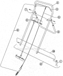Part Location Diagram of 540007613 Bluebird Rod