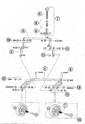 Part Location Diagram of 539007621 Bluebird Bolt Kit, Rear Wheel