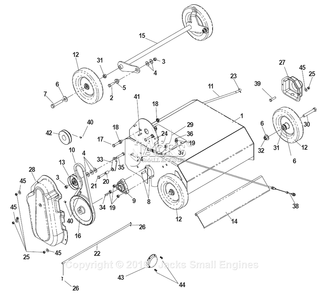 Part Location Diagram of 100511 Bluebird Pulley