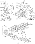 Page B Diagram and Parts List for 720LS 2000-12 Bluebird Seeder
