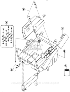 Part Location Diagram of 539007600 Bluebird 36LBS Weight