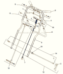 Page B Diagram and Parts List for B424 2005-07 Bluebird Aerator