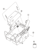 Page A Diagram and Parts List for B530B 2005-07 Bluebird Aerator