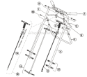 Page B Diagram and Parts List for B742 2005-07 Bluebird Aerator