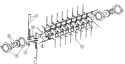 Part Location Diagram of 540091010 Bluebird Spring Tine