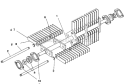 Page D Diagram and Parts List for C18 2002-12 Bluebird Dethatcher