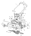 Part Location Diagram of 54007 Bluebird Kit,Depth Lever Assembly54007