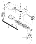 Page B Diagram and Parts List for D110 539011100 - 2010-05 Bluebird Dethatcher
