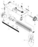 Page B Diagram and Parts List for D110 539011101 -  - 2008-04 Bluebird Dethatcher