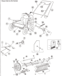 Part Location Diagram of 539000343 Bluebird Pulley, Idler343