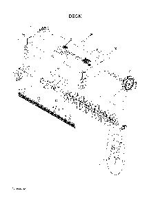 Saw Equipment Diagram and Parts List for TOWABLECOMBERD110 (539011100)(2008-04) Bluebird Dethatcher