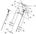 Page B Diagram and Parts List for H142 2005-07 Bluebird Aerator