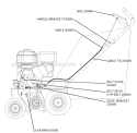 Page C Diagram and Parts List for P18 2002-12 Bluebird Dethatcher