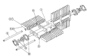 Page E Diagram and Parts List for P18 2002-12 Bluebird Dethatcher