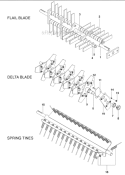 Part Location Diagram of 539005187 Bluebird Blade