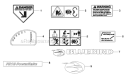 Page B Diagram and Parts List for PR18B5NRA 966067401 - 2010-06 Bluebird Dethatcher