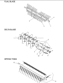 Page B Diagram and Parts List for PR18BFAC 968999643 - 2008-05 Bluebird Dethatcher
