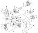 Page A Diagram and Parts List for PR18H5FA 968999419 - 2010-04 Bluebird Dethatcher