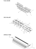Page B Diagram and Parts List for PR18H5NRA 968999420 - 2008-05 Bluebird Dethatcher