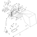 Page A Diagram and Parts List for PR18S6FA 968999678 - 2007-07 Bluebird Dethatcher
