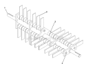 Page E Diagram and Parts List for PR18S6FA 968999678 - 2007-07 Bluebird Dethatcher