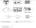 Page B Diagram and Parts List for PR22B5FA 966067501 - 2010-06 Bluebird Dethatcher