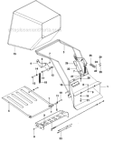 Page A Diagram and Parts List for PR22B5FBA 966067601 - 2010-06 Bluebird Dethatcher