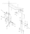 Page D Diagram and Parts List for PR22B8FA 968999425 - 2010-04 Bluebird Dethatcher