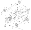 Page B Diagram and Parts List for PR22H5FBA 968999428 - 2010-04 Bluebird Dethatcher