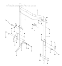 Page D Diagram and Parts List for PR22NEFA 968999430 - 2010-04 Bluebird Dethatcher