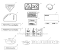 Decals Diagram and Parts List for S22B5DAC 968999645 - 2008-05 Bluebird Aerator