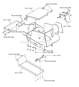 Page A Diagram and Parts List for SC550A/2006-02  Bluebird Sod Cutter