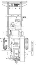 Part Location Diagram of 539108173 Husqvarna Honda 13 Hp Decal (Starter)