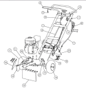 Chassis & Frame Diagram and Parts List for SG1314 2003-08 Bluebird Aerator