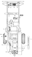 Decals Diagram and Parts List for SG13514A 968999684 - 2010-04 Bluebird Aerator